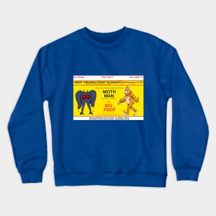 Mothman vs. Bigfoot Crewneck Sweatshirt